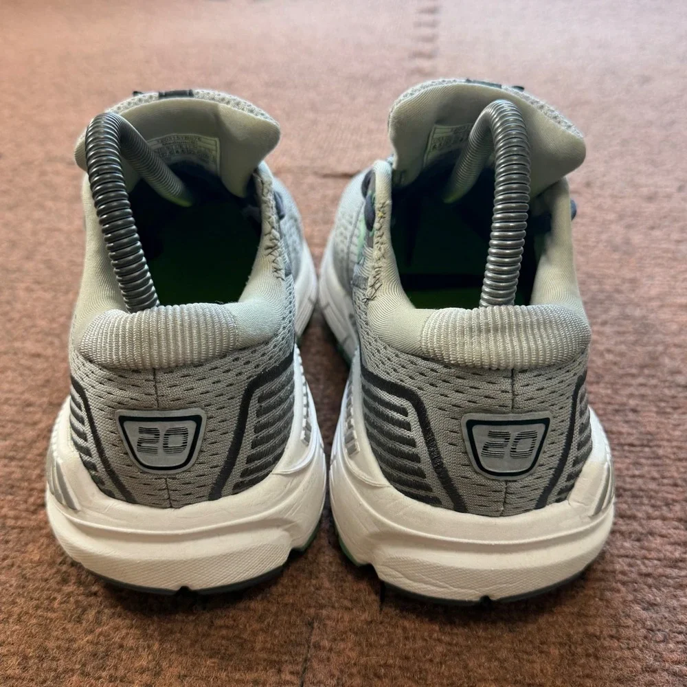 B+ Brooks Ariel 20 Womens 6.5 Grey‎ Green Stability Running Shoes 1203151B076